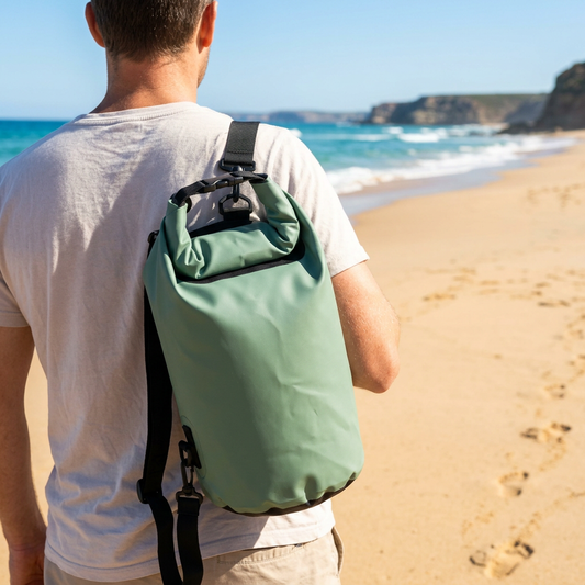 Roll-Top Beach Dry Bag - Lifestyle