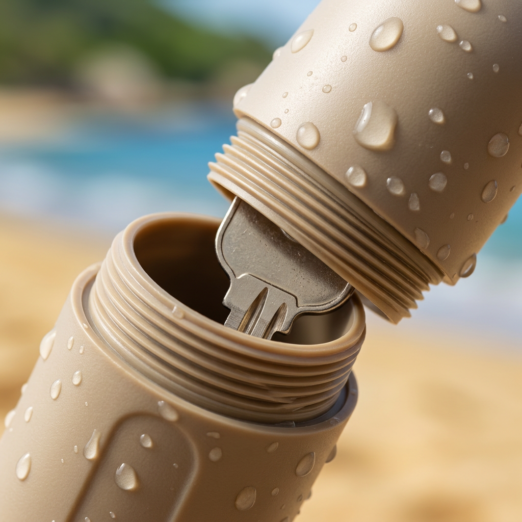 Water-Resistant Key Capsule - Detail