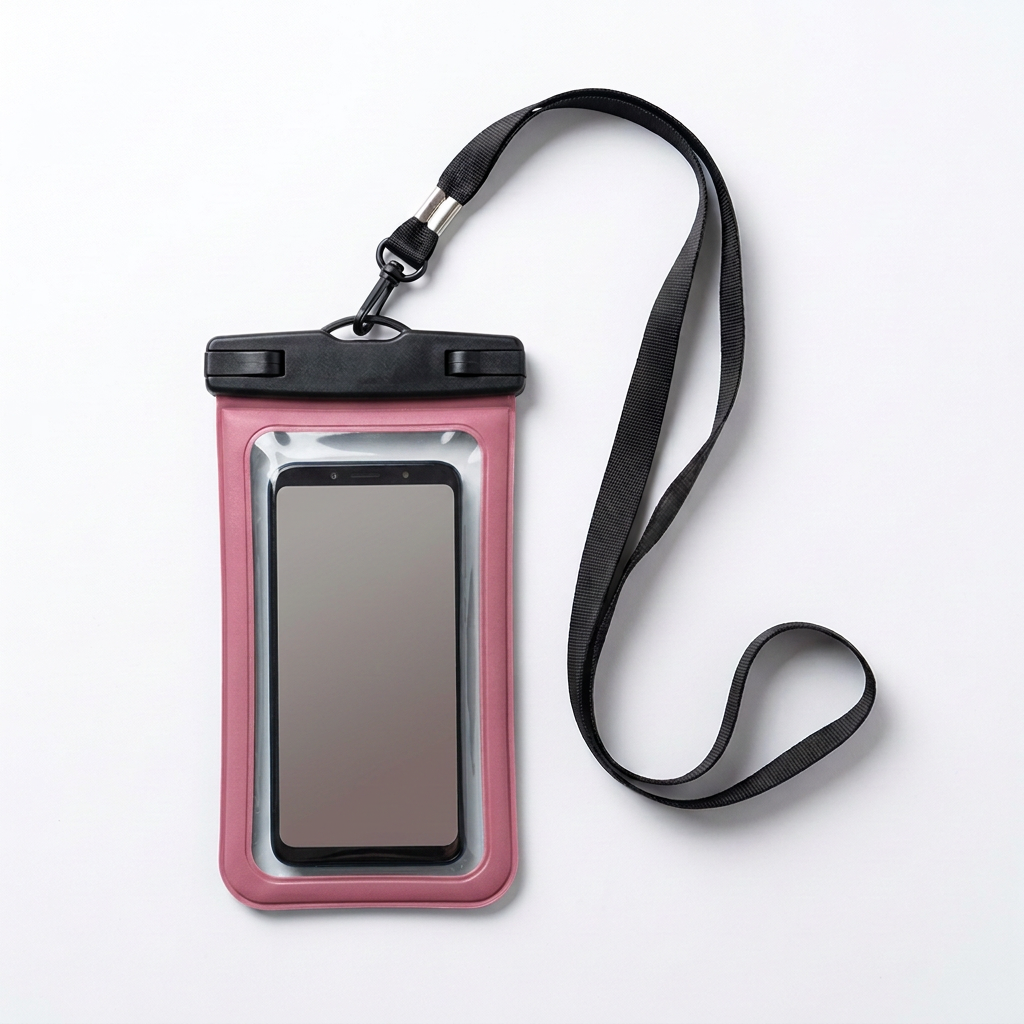 Waterproof Phone Pouch - Rose Pink