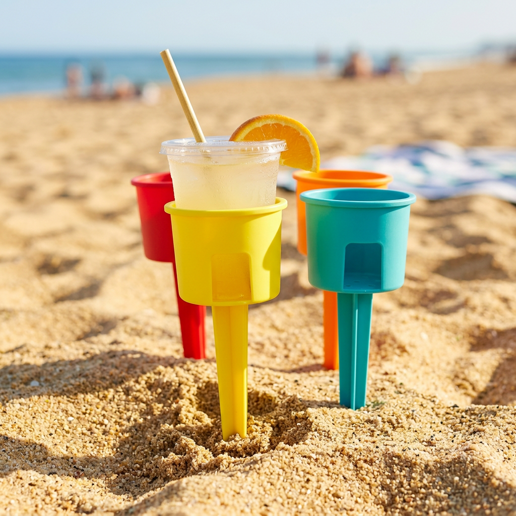 Beach Cup Holder Stakes Set - Detail