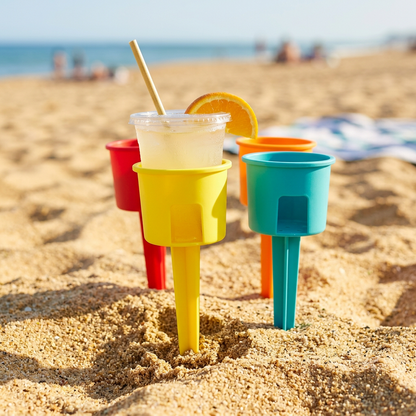 Beach Cup Holder Stakes Set - Detail