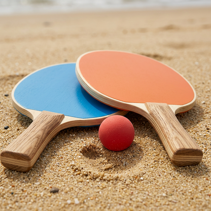 Beach Paddle Ball Set - Detail