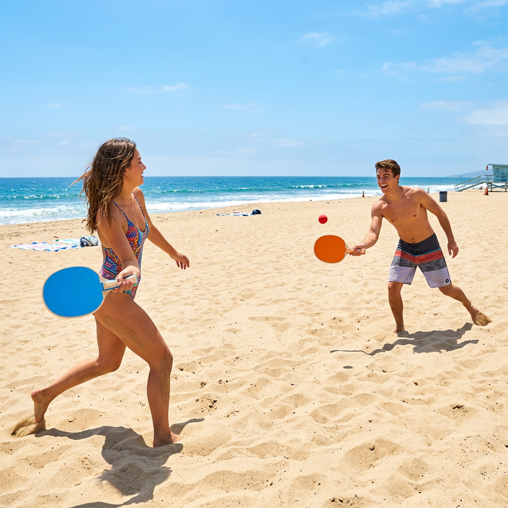 Beach Paddle Ball Set - Lifestyle