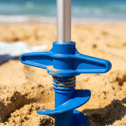 Spiral Beach Umbrella Sand Anchor - Detail